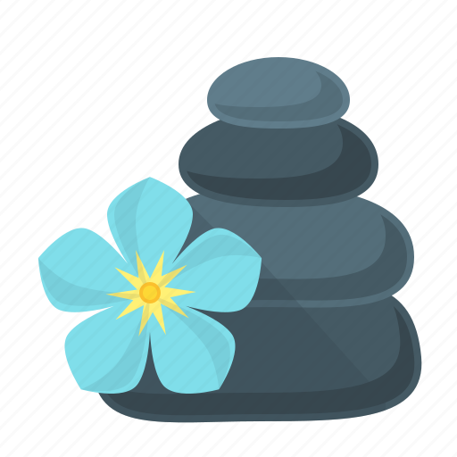 Spa, stones, flower, health, relaxation, treatment icon - Download on Iconfinder