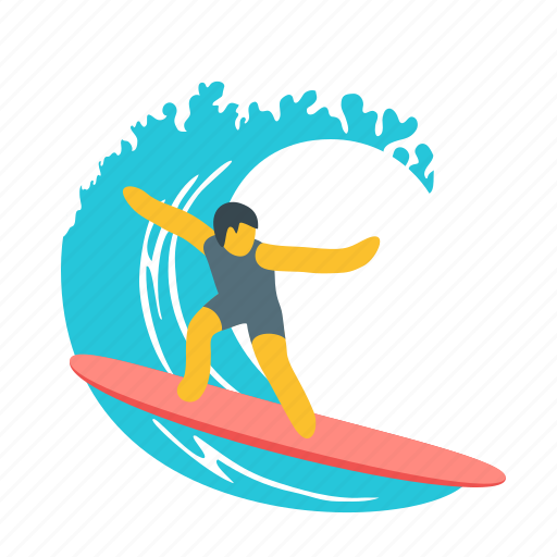 Sport, surfing, wave, ocean, recreation, sports icon - Download on Iconfinder