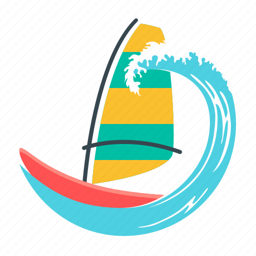Holiday, sport, wave, windsurfing, holidays, yacht icon - Download on Iconfinder