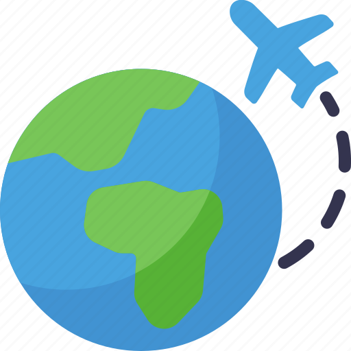 Travel, world, international, travelling, abroad, airplane, around icon - Download on Iconfinder