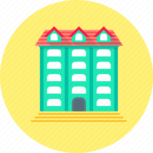 Apartments, hotel, building, architecture, home, house icon - Download on Iconfinder