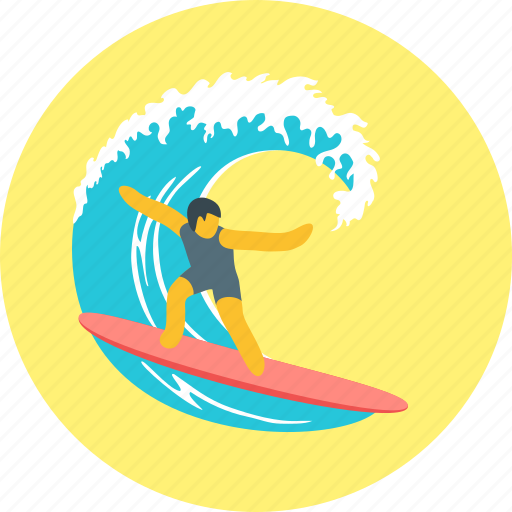 Extreme, surfing, board, surfboard, surfer, sport icon - Download on Iconfinder