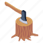 wood axe, woodcutter, timber cutter, log cutter, chopping wood 