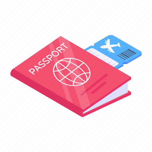 Travel pass, passport, travel permit, travelogue, travel identification icon - Download on Iconfinder