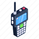 communication device, walkie talkie, radiotelephone, wireless set, gadget