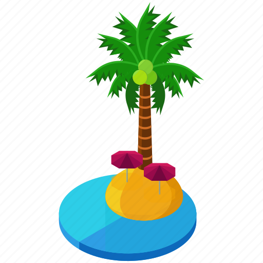 Holiday, island, ocean, palm, sea, travel, tree icon - Download on Iconfinder