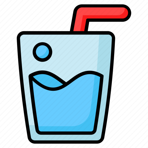 Cold drink, beverage, refreshment, glass, chilled, drink, summer icon - Download on Iconfinder
