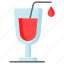 drink, beverage, refreshment, summer, cocktail, glass, straw 