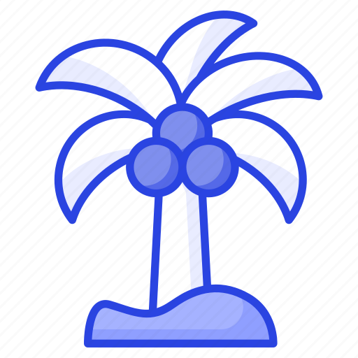 Island, coconut, tree, nature, tropical, resort, place icon - Download on Iconfinder