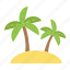 island, palm, summer, tourism, travel, tree, tropical 