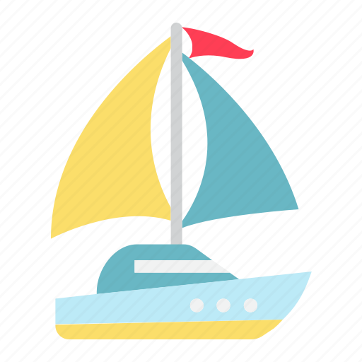 Boat, nautical, ocean, sailboat, tourism, travel, yacht icon - Download on Iconfinder
