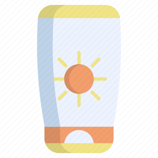 Travel, tourism, sunblock, sunscreen, lotion, skincare, sunburn icon - Download on Iconfinder