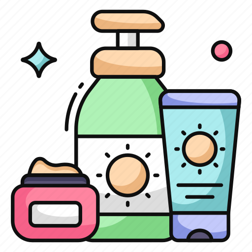 Beauty accessories, beauty products, cosmetic, suntan lotion, sunblock icon - Download on Iconfinder