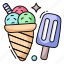 ice cream, ice cream cone, ice popsicle, gelato, sweet 