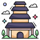 pagoda, architecture, real estate, property, leaning building