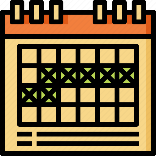 Calendar, event, holiday, reminder, schedule, selection, vacation icon - Download on Iconfinder
