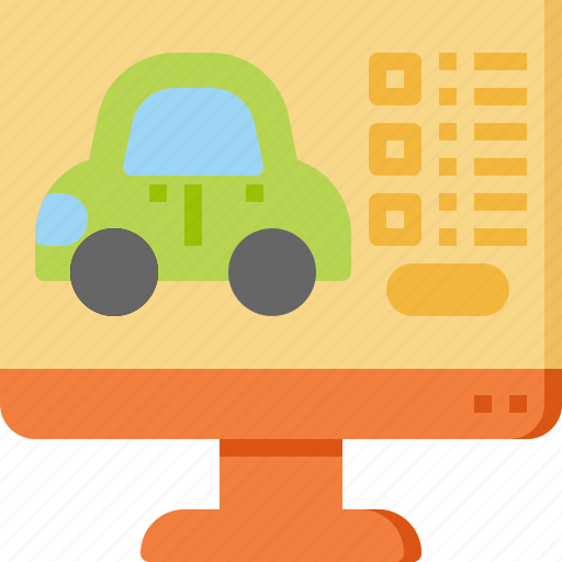 Booking, car, online, rent, transportation, travel, vacation icon - Download on Iconfinder