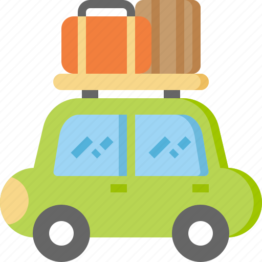 Baggage, camping, car, luggage, transportation, travel, vacation icon - Download on Iconfinder