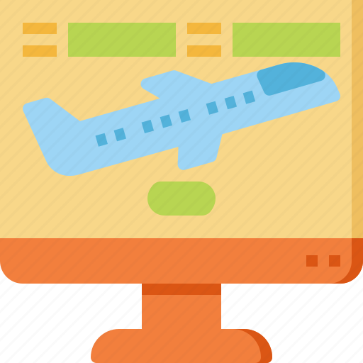 Airplane, booking, checkin, flight, online, reservation, travel icon - Download on Iconfinder
