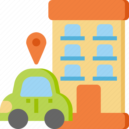 Car, gps, hotel, location, map, travel, vacation icon - Download on Iconfinder