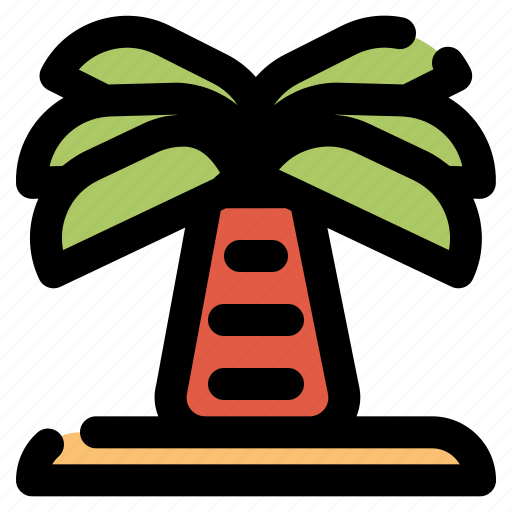 Palm tree, coconut tree, beach icon - Download on Iconfinder