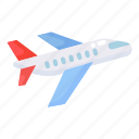 flight, plane, travel, transport, airplane