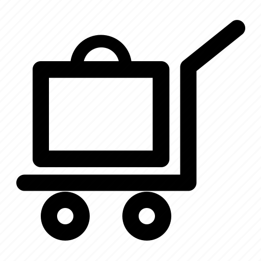 Suitcase, trolley, bag, shopping, shop, cart, ecommerce icon - Download on Iconfinder