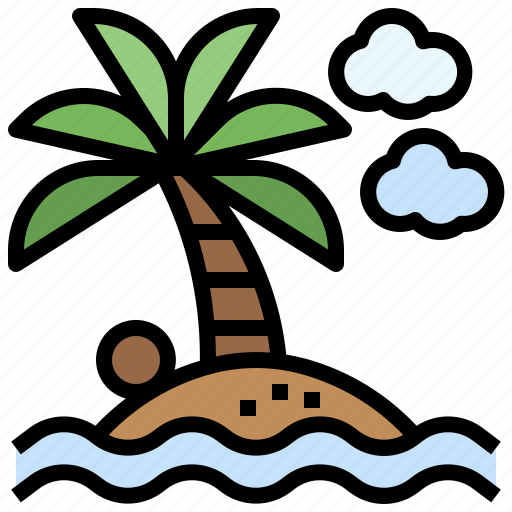 Desert, island, oasis, palm, tree icon - Download on Iconfinder