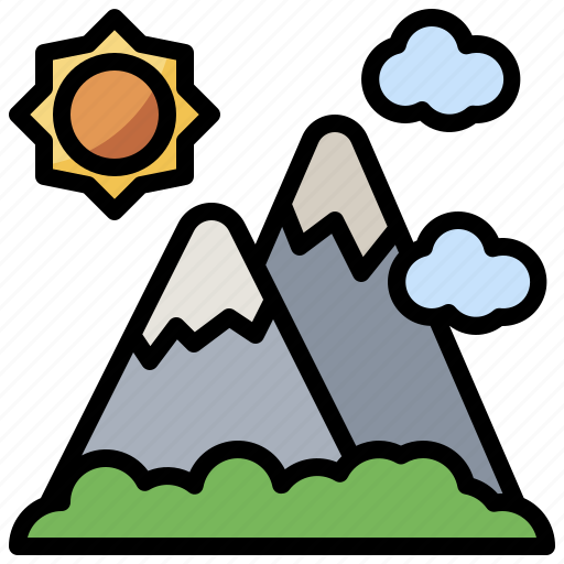Altitude, landscape, mountains, nature, snow icon - Download on Iconfinder