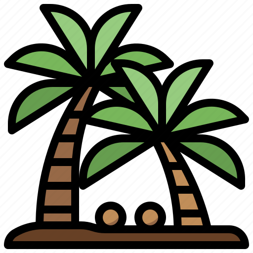 Nature, palm, summertime, tree, tropical icon - Download on Iconfinder