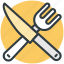 cutlery, eating, fork, knife, restaurant 