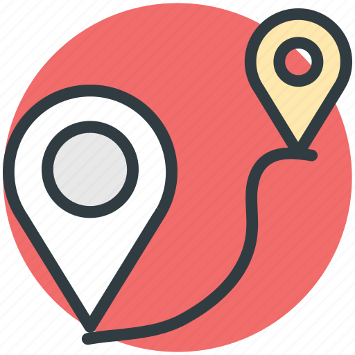Gps, location marker, location pointers, map locator, map pins, travel guide icon - Download on Iconfinder