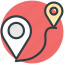 gps, location marker, location pointers, map locator, map pins, travel guide 
