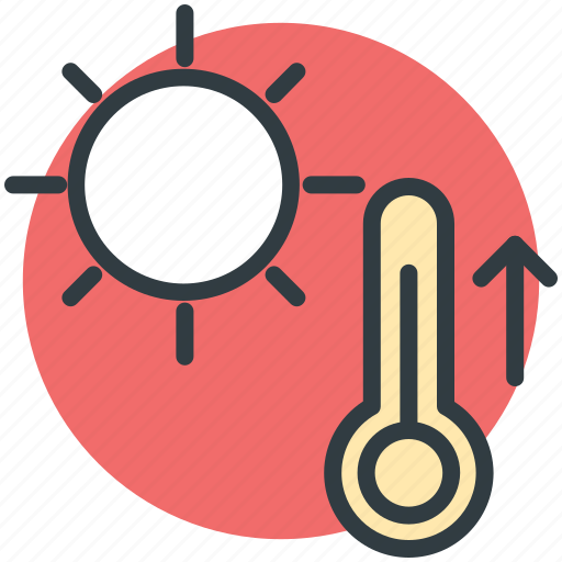 Cold, hot, sunny weather, temperature, thermometer icon - Download on Iconfinder