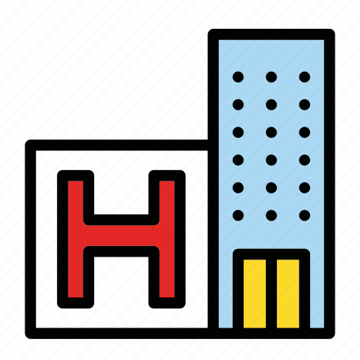 Build, building, hospital, hotel icon - Download on Iconfinder