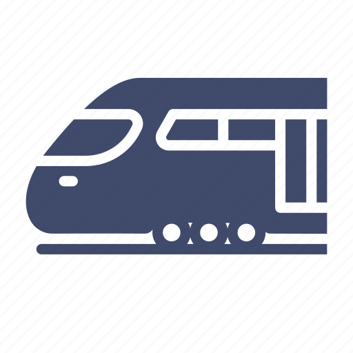 Electric train, fast train, train, transportation, travel, trip, vehicle icon - Download on Iconfinder
