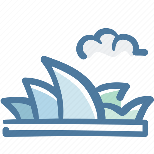 Australia, landmark, opera, opera house, sydney icon - Download on Iconfinder