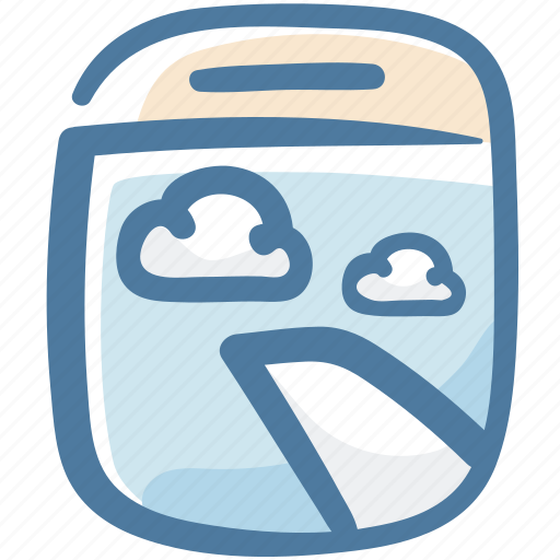 Airplane window, clouds, outside, skytravel, travel, view, window icon - Download on Iconfinder