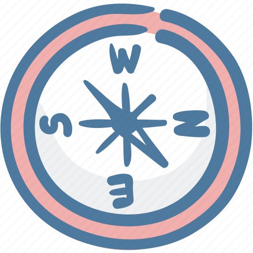 Compass, direction, location, map, navigation, travel icon - Download on Iconfinder