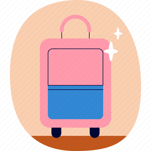 Travel, summer, transport, vacation, holiday, bag illustration - Download on Iconfinder