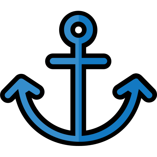 Anchor, filled, heavy, marine, nautical, naval, travel icon - Free download