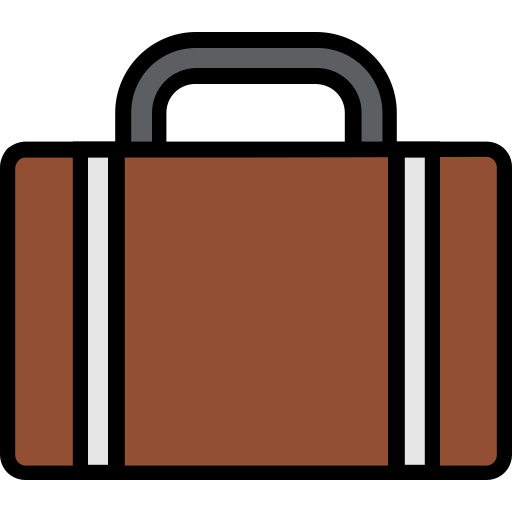 Baggage, case, filled, handbag, suitcase, travel icon - Free download