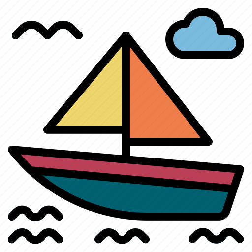 Travel, boat, yacht, sailboat icon - Download on Iconfinder