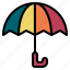 travel, umbrella, rain, protection, insurance 