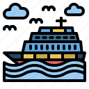 travel, cruise, ship, boat, sea, transport