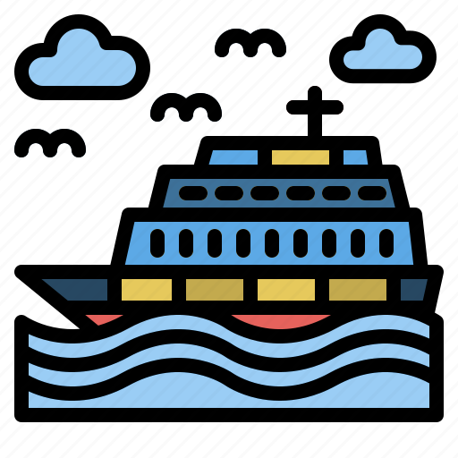 Travel, cruise, ship, boat, sea, transport icon - Download on Iconfinder