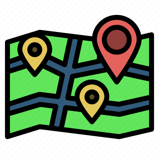 Travel, map, location, pin, navigation, marker, gps icon - Download on Iconfinder