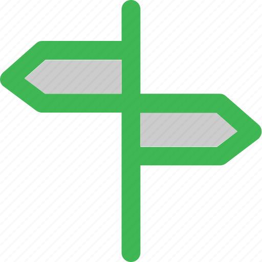 Direction, flat, guide, road, road sign, street, travel icon - Download on Iconfinder
