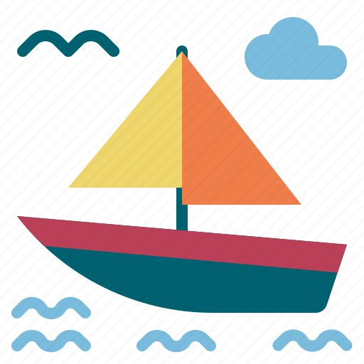 Travel, boat, yacht, sailboat icon - Download on Iconfinder