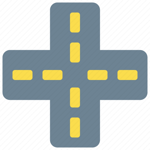 Cross, roads, travelling, holiday, road icon - Download on Iconfinder